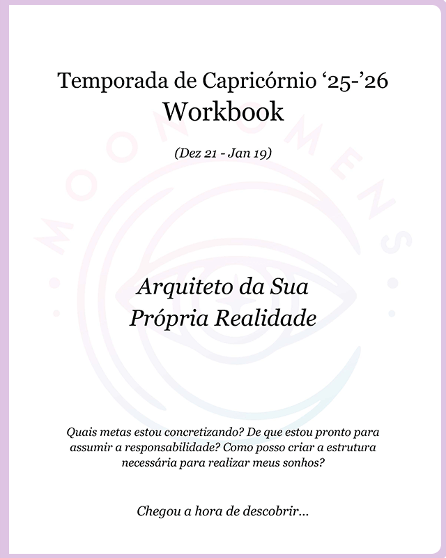 checkout Workbook da Temporada Zodiacal