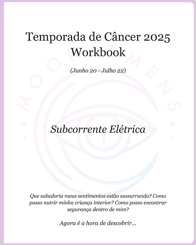 Workbook da Temporada de Câncer